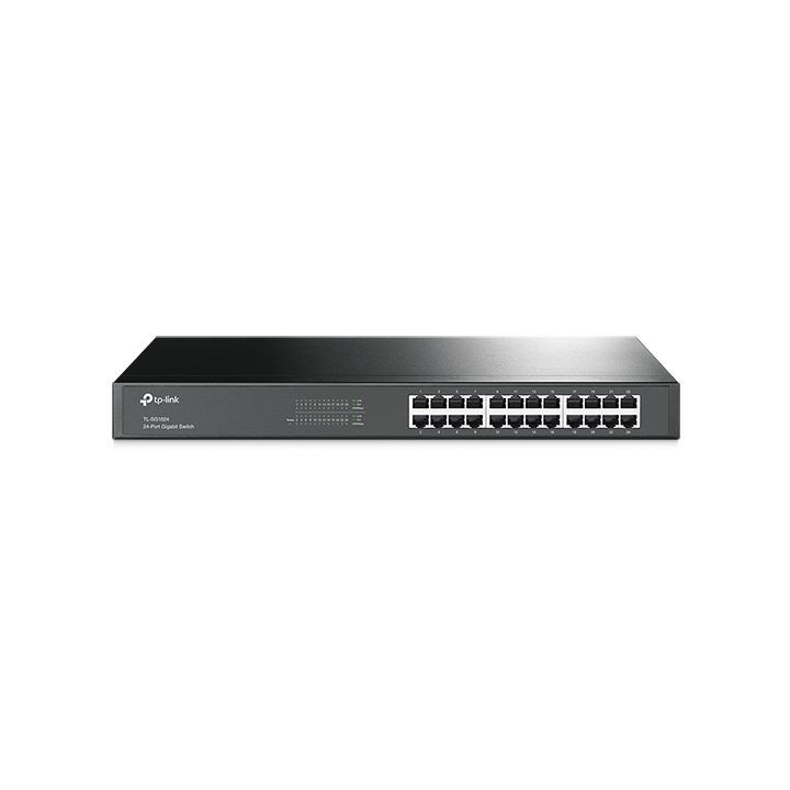 TP-Link TL-SG1024 Unmanaged Gigabit Ethernet (10/100/1000) 1U Black