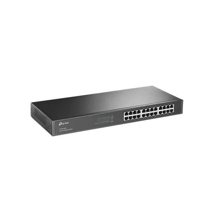 TP-Link TL-SG1024 Unmanaged Gigabit Ethernet (10/100/1000) 1U Black
