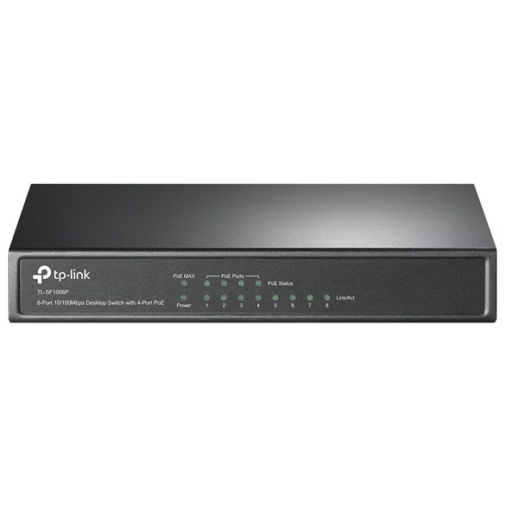 TP-Link TL-SF1008P Não Gerido Fast Ethernet (10/100) Power over…