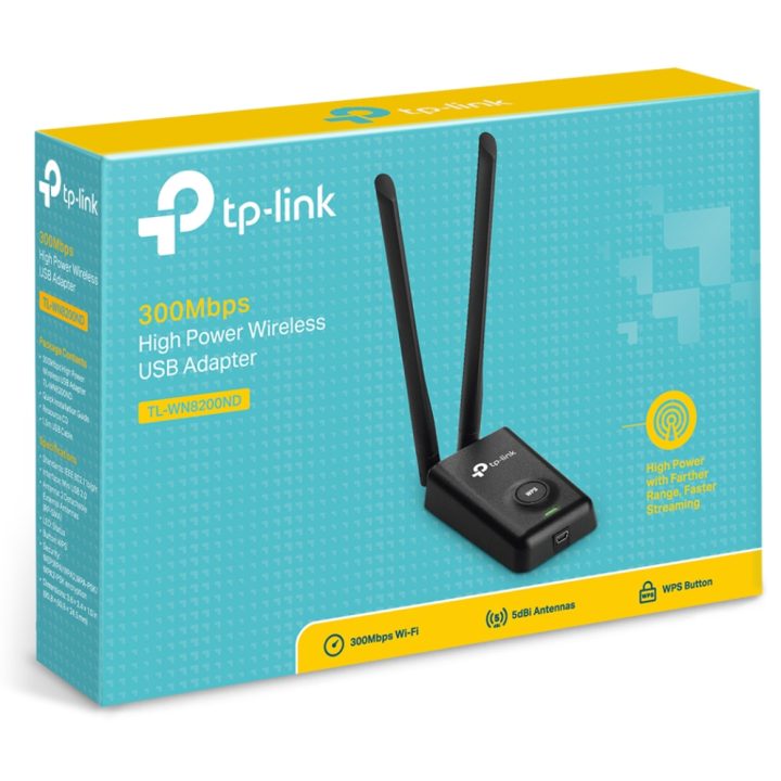 TP-Link TL-WN8200ND adaptador e cartão de rede WLAN 300 Mbit/s