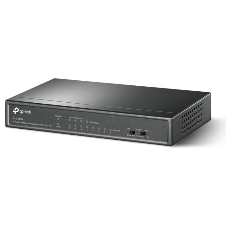 TP-Link TL-SF1008P Não Gerido Fast Ethernet (10/100) Power over…