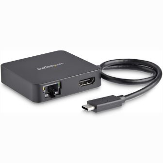 StarTech.com USB-C Multiport Adapter - Portable USB-C Mini Dock 4K…