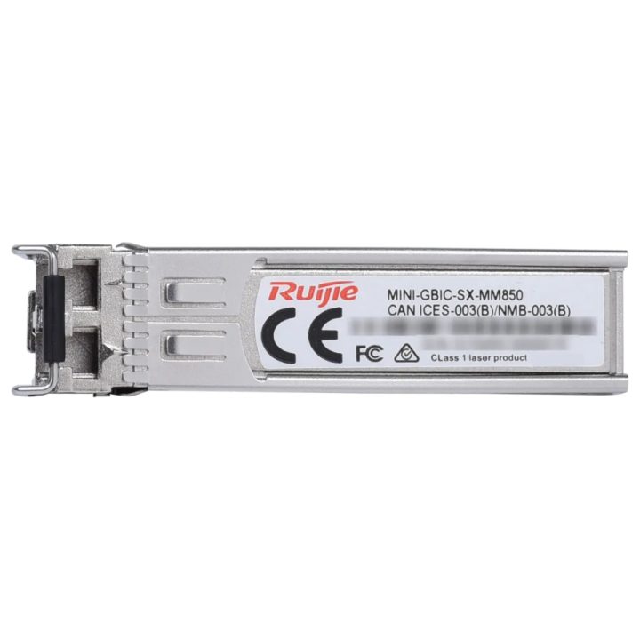 Ruijie Networks RG-MINI-GBIC-SXMM850 red fiber optic transceiver…