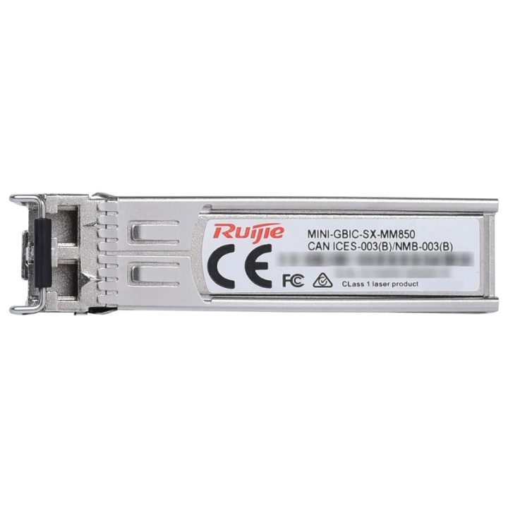 Ruijie Networks RG-MINI-GBIC-SXMM850 red fiber optic transceiver…