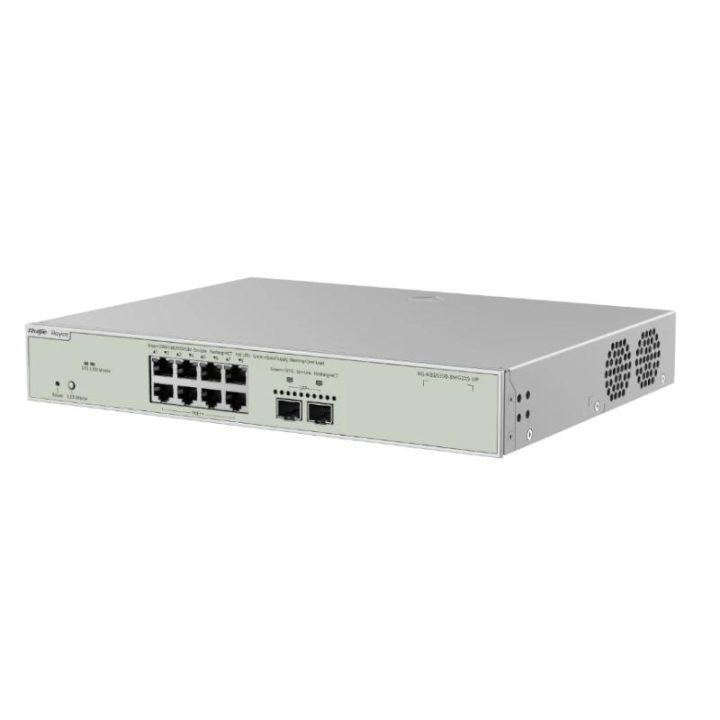 Ruijie Networks Reyee NBS5300-8MG2XS-UP L3 8xxmG HiPoE 2xSFP+ 370W…
