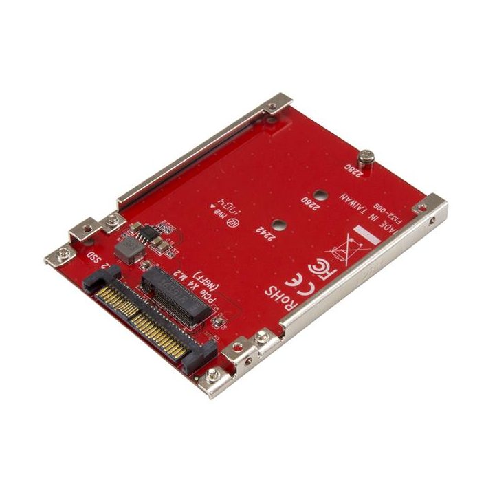 StarTech.com PCI Express M.2 to U.2 SFF8639 Adapter Card for NVMe M.2…