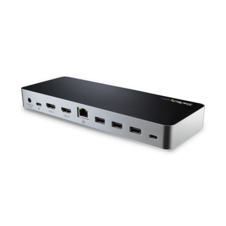 StarTech.com Estação de Acolhimento USB C para 2 Monitores - PD de 60…