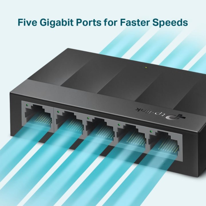 TP-Link LS1005G Não Gerido Gigabit Ethernet (10/100/1000) Preto