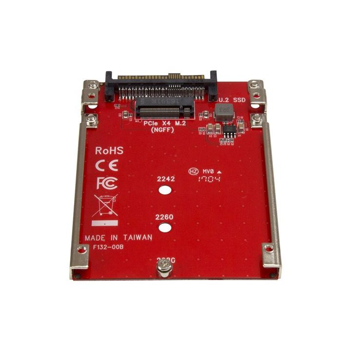 StarTech.com PCI Express M.2 to U.2 SFF8639 Adapter Card for NVMe M.2…