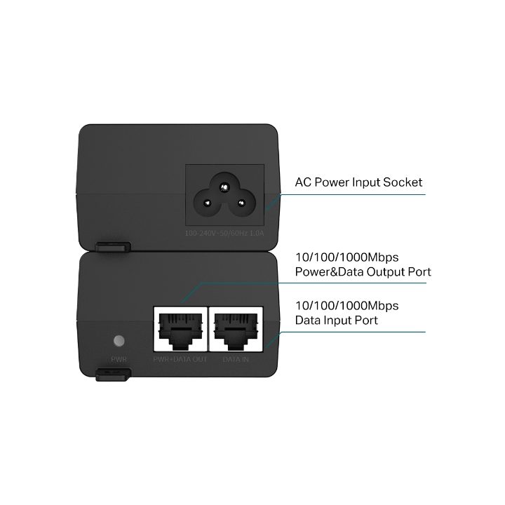 TP-Link TL-POE160S Gigabit Ethernet PoE Adapter and Injector