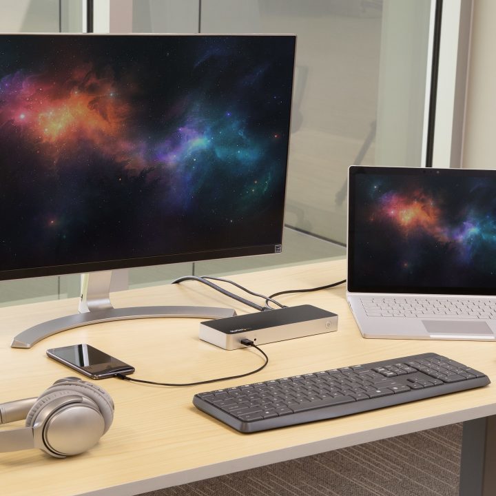 StarTech.com Estação de Acolhimento USB C para 2 Monitores - PD de 60…