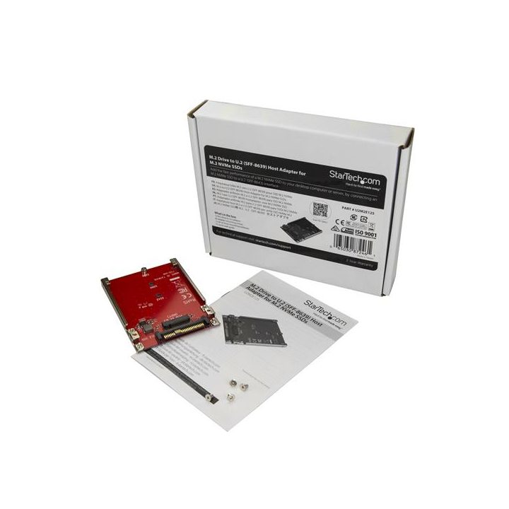 StarTech.com Placa Adaptadora PCI Express M.2 para U.2 SFF8639 para…