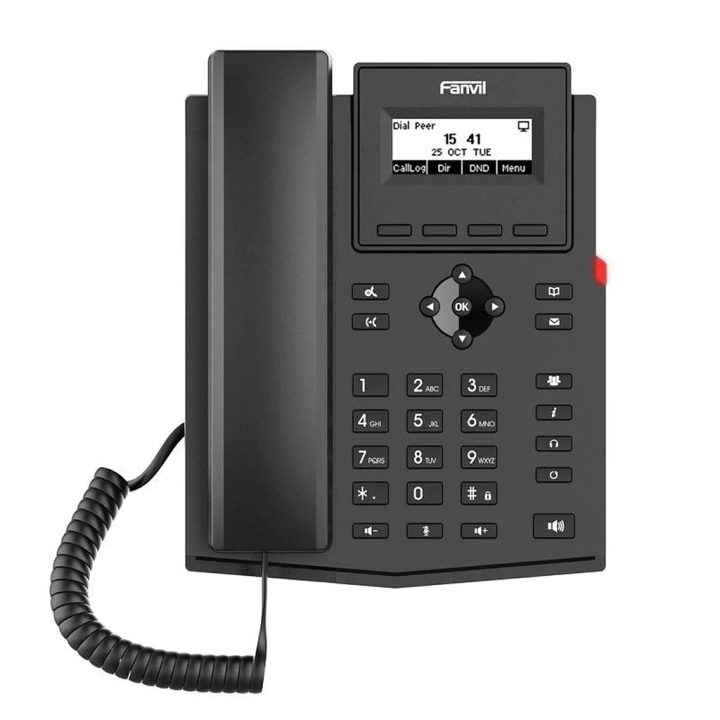 Fanvil X301P, 2 linhas SIP, com PoE, sem PSU