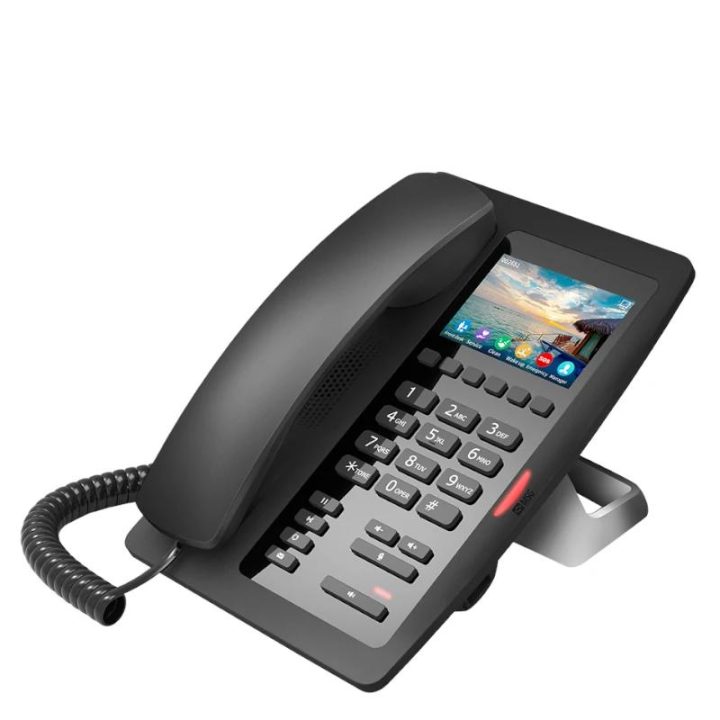Fanvil H5W-B Hotel Teléfono IP, con PoE, WiFi 2.4G (H5W-Black)