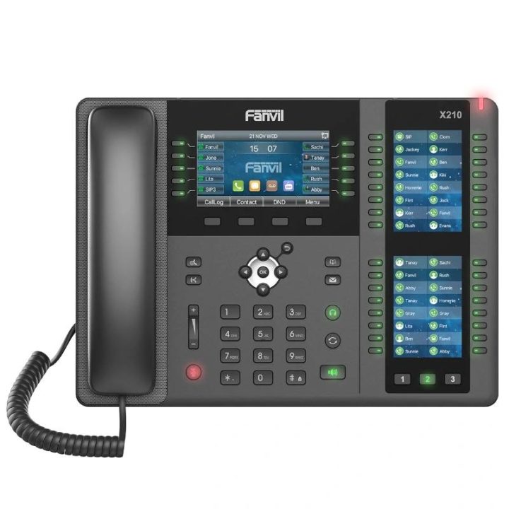 Fanvil X210, 20 linhas SIP, 106 teclas DSS