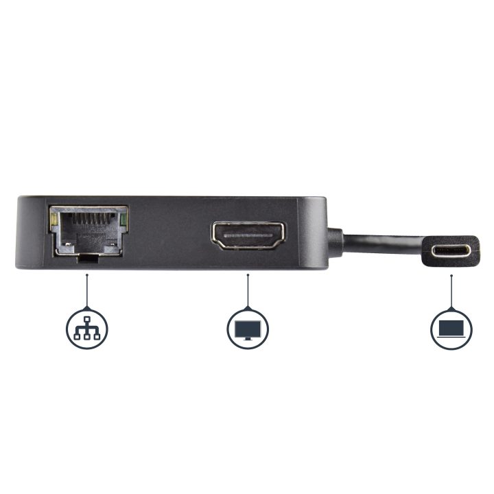 StarTech.com Adaptador Multiporto USB C - Mini Dock Portátil USB-C 4K…