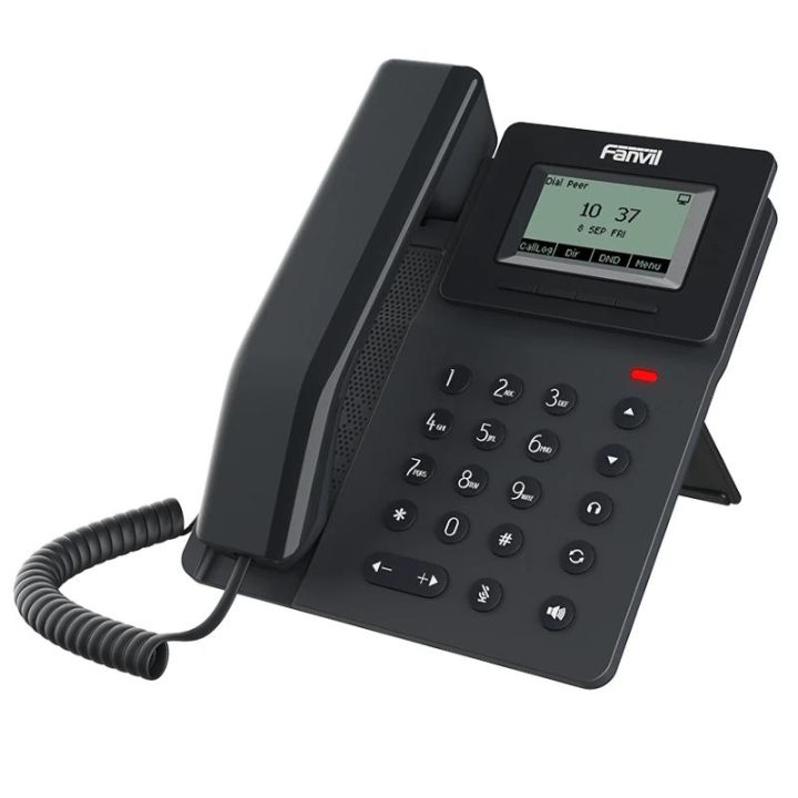 Fanvil V50P 2 líneas SIP Pantalla 2.3" PoE 2x10/10