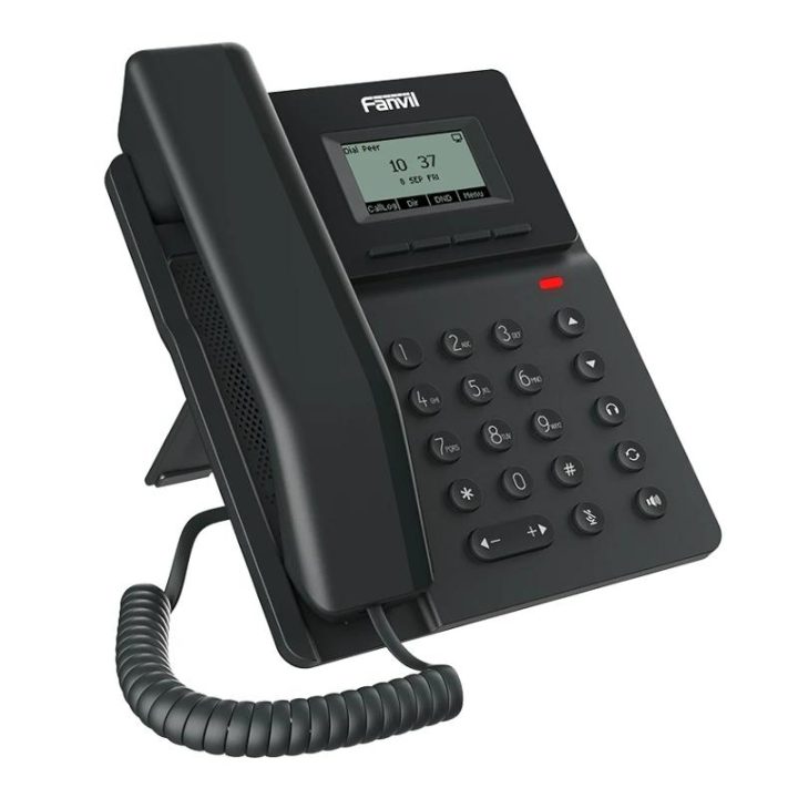 Fanvil V50P 2 líneas SIP Pantalla 2.3" PoE 2x10/10