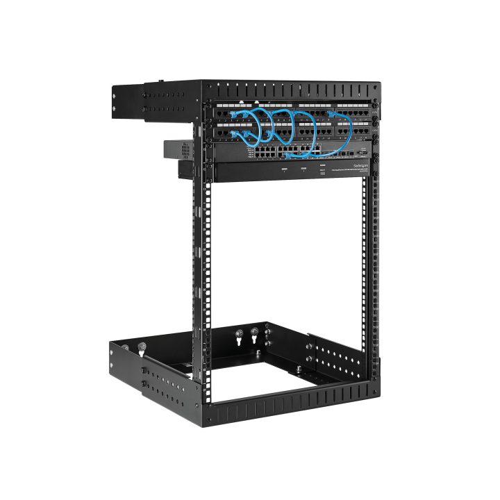 StarTech.com 15U Open Wall-Mount Server Rack - 19-Inch - 2-Post -…