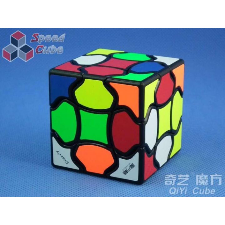 Cubo de Rubik Qiyi fluffy 3x3 bordes pretos (3127)