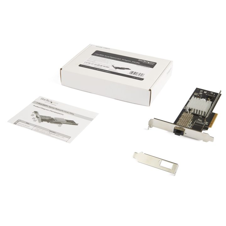 StarTech.com QSFP+ 40G 1-Port Network Card - Open QSFP+ Converged…