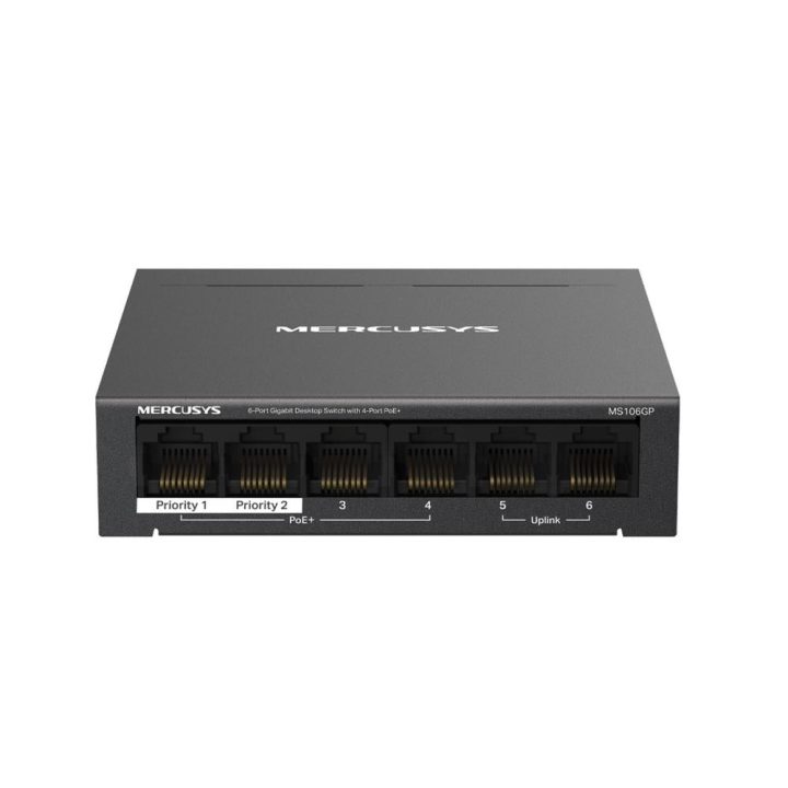 Switch Mercusys MS106GP 6 portas