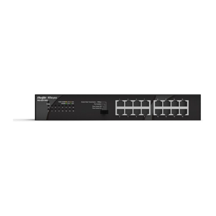 Ruijie Networks RG-ES116G Unmanaged Gigabit Ethernet (10/100/1000)…