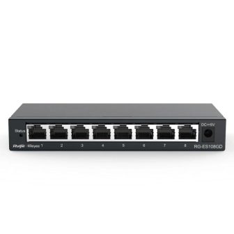 Ruijie Networks Reyee Unmanaged Switch 8xGb RJ45 Steel Case…