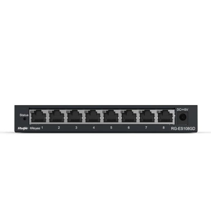 Ruijie Networks Reyee Switch não gerido 8xGb RJ45 com caixa de aço…