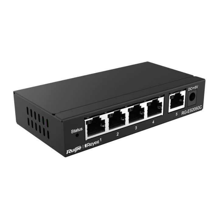 Ruijie Networks RG-ES205GC Managed L2 Gigabit Ethernet (10/100/1000)…