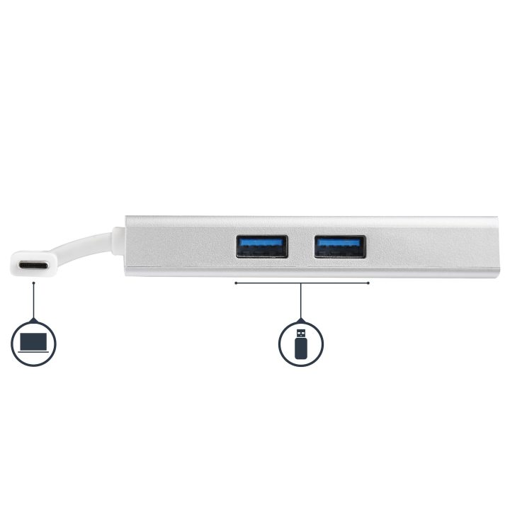 StarTech.com USB-C Multiport Adapter - Portable USB-C Docking Station…