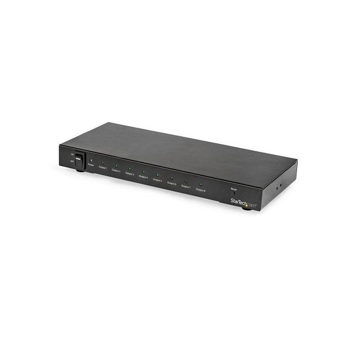 StarTech.com Divisor Splitter HDMI de 8 Puertos - 4K 60Hz con Audio…