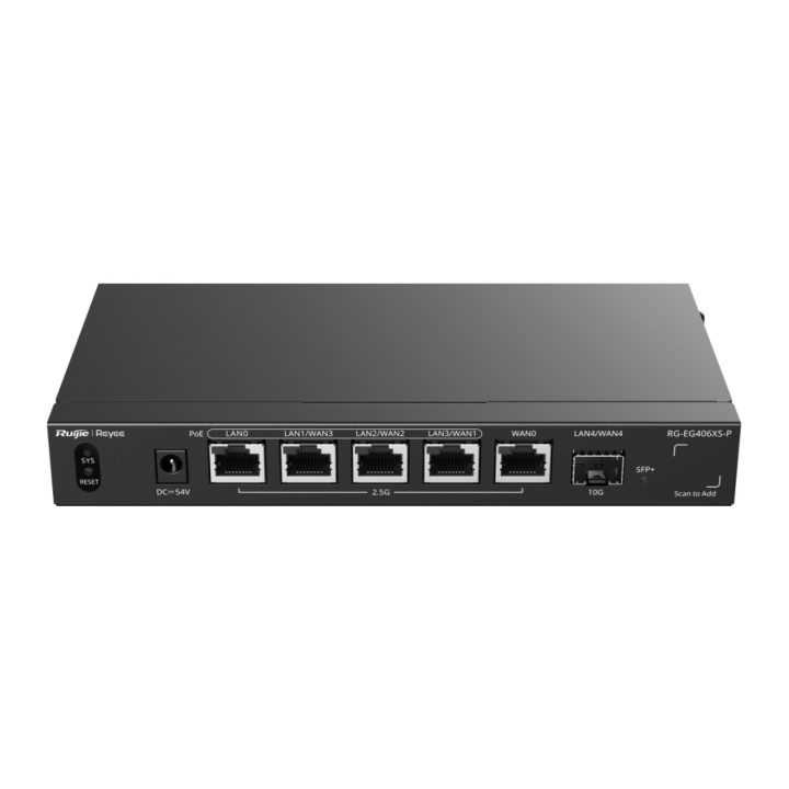 Ruijie Networks Reyee RG-EG406XS-P Router Cloud 6xmGb