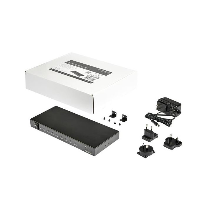 StarTech.com Divisor Splitter HDMI de 8 Portas - 4K 60Hz com Áudio 7.1