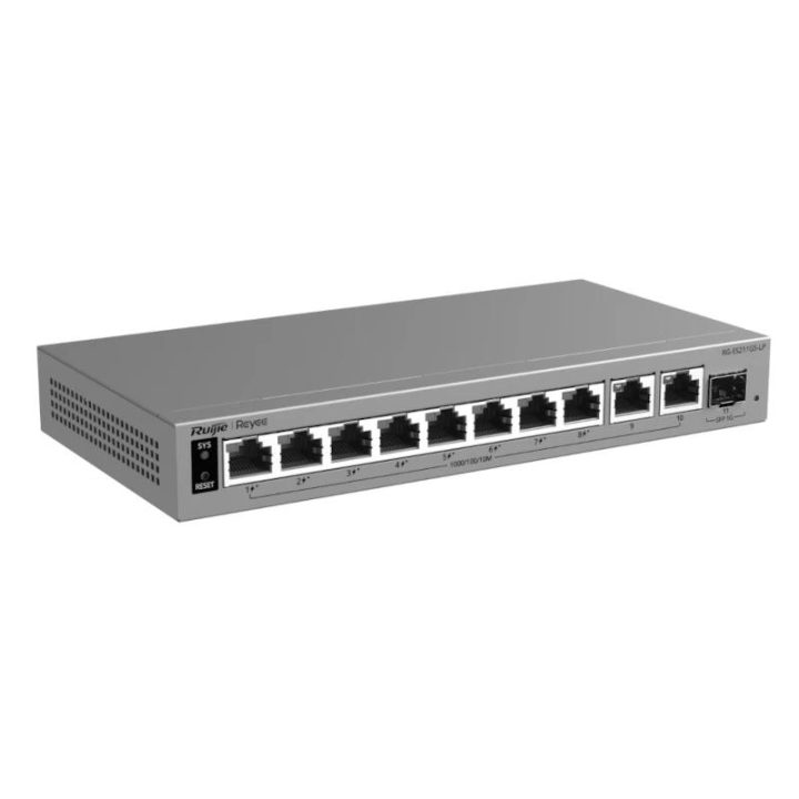 Ruijie Networks Reyee RG-ES211GS-LP Switch Cloud 8P PoE + 2P 1G +