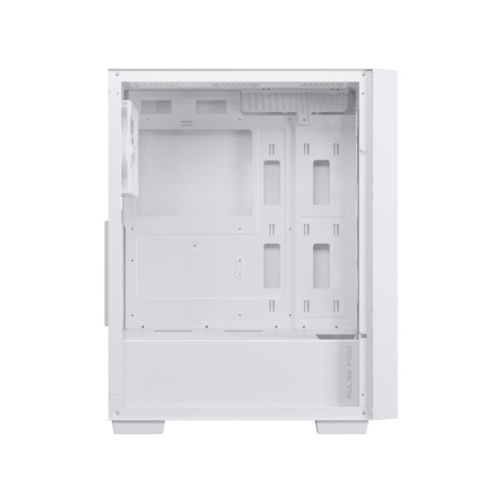Einarex P100 Core ATX Gaming PC Case Tempered Glass White…