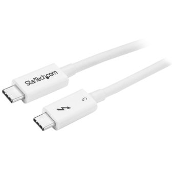 StarTech.com Passive Thunderbolt 3 Cable 50cm - 40Gbps - PD 100W -…