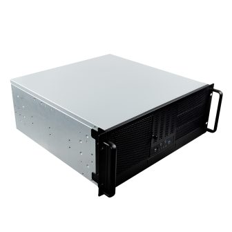 UNYKAch 4U 19″ UK 4329 USB Type C Rack Shelf Black, Silver