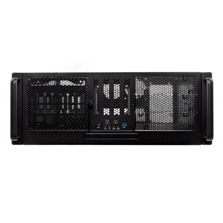 UNYKAch 4U 19″ UK 4329 USB Type C Estante Preto, Prata