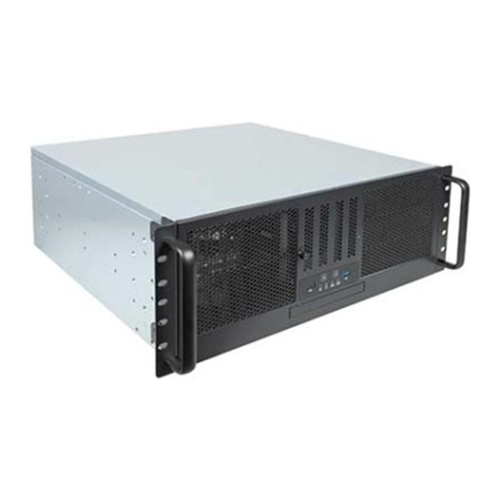 UNYKAch 4U 19″ UK 4329 USB Type C Rack Shelf Black, Silver