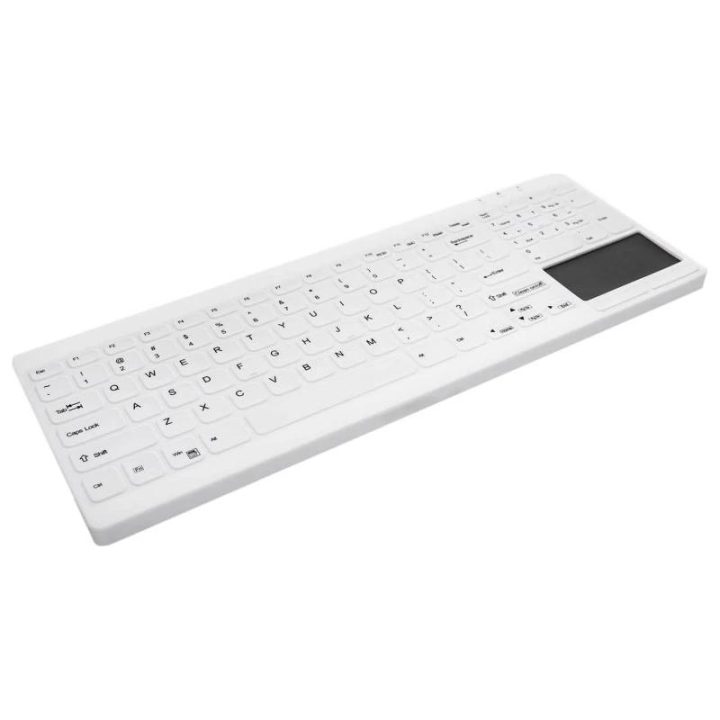 Cherry Teclado Touchpad lavable/desinfe USB Blanco…