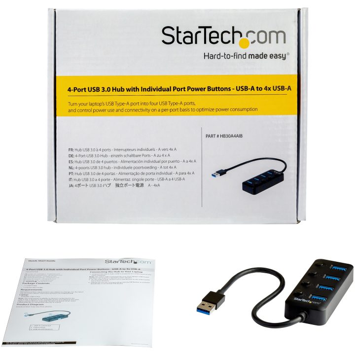 StarTech.com Hub USB-A com 4 Portas USB-A - Repartidor USB -…