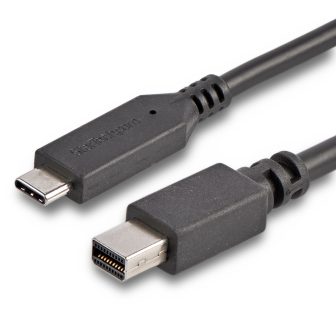 StarTech.com 1.8m USB-C to Mini DisplayPort Cable - 4K 60Hz - Black -…