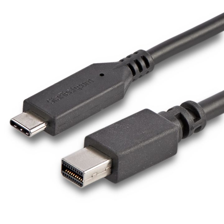 StarTech.com 1.8m USB-C to Mini DisplayPort Cable - 4K 60Hz - Black -…