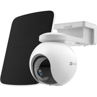 EZVIZ HB8 Pro Battery-Powered Rotating 4K Camera Solar Panel Kit…