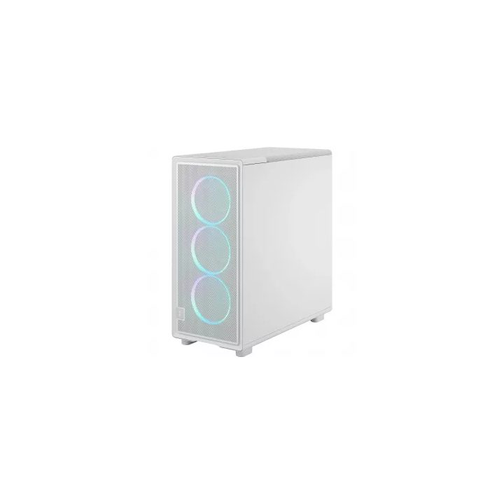 Fractal Design Fractal Epoch White TG RGB Clear Tint Case…