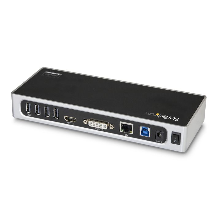 StarTech.com USB 3.0 Port Replicator - Laptop Docking Station for…
