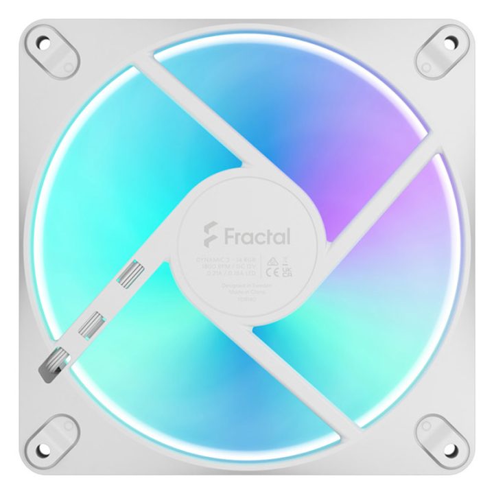 Fractal Design Fractal ventilador caja dynamic-3-14-RGB-white…