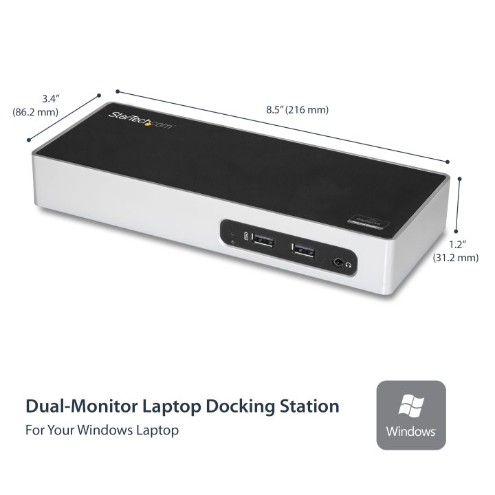 StarTech.com Replicador de Portas USB 3.0 - Estação de Ancoragem para…