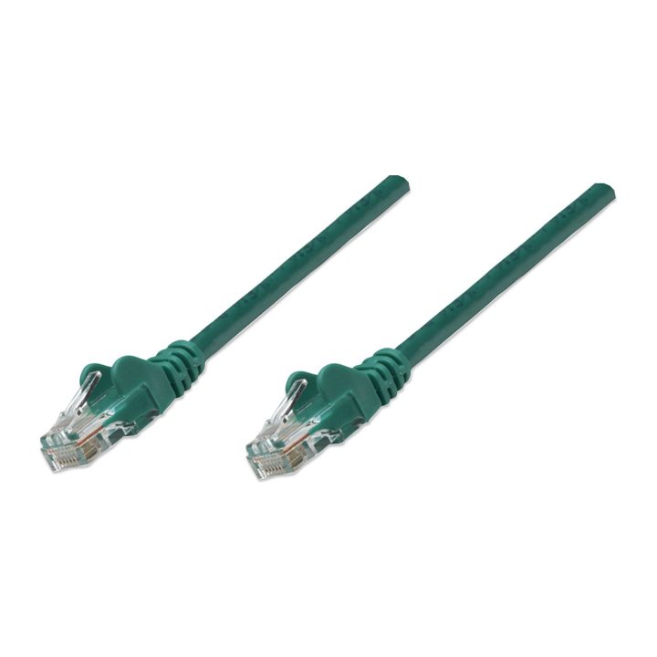 Intellinet Cat6, 1m cable de red Verde U/UTP (UTP)